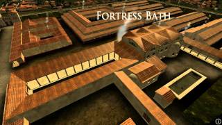 Animation of ancient Roman Fort in Caerleon Wales [upl. by Aket148]