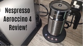 Nespresso Aeroccino 4 Milk Frother Review  Worth upgrading from the Aeroccino 3 [upl. by Julio]