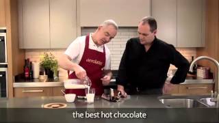 How to make a hot chocolate using an aerolatte milk frother [upl. by Noied281]