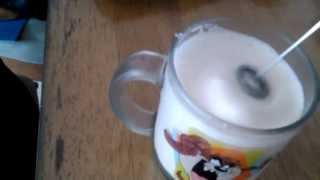 Aerolatte Review Frothing Cold Milk In Under 1 Minute [upl. by Lenni]